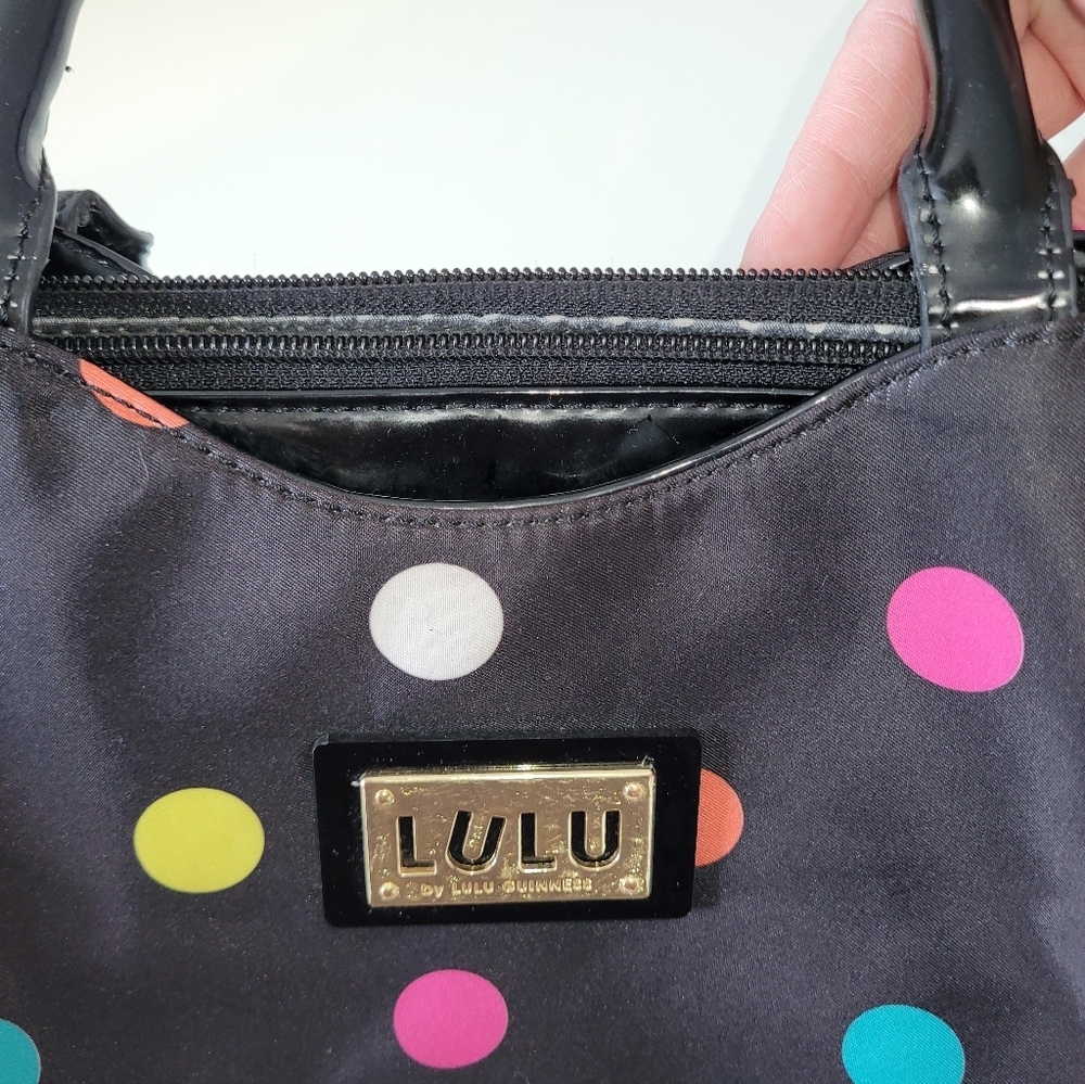 Lulu by Lulu Guiness Polka Dot Handbag, VGUC - Picture 8 of 9